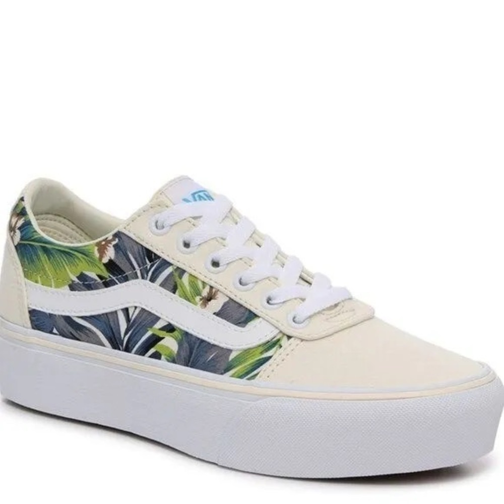 VANS Tropical Print Platform Sneaker
